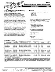 X9520 datasheet pdf Intersil