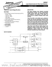 X9522 datasheet pdf Intersil