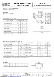 BC807W datasheet pdf Korea Electronics (KEC)