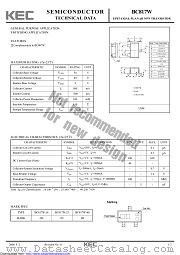 BC817W datasheet pdf Korea Electronics (KEC)
