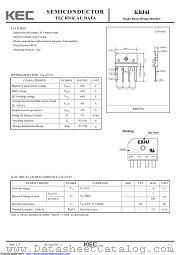 KBJ4J datasheet pdf Korea Electronics (KEC)