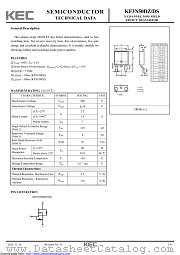 KF3N50DZ datasheet pdf Korea Electronics (KEC)