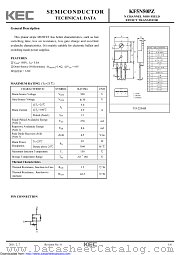KF5N50PZ datasheet pdf Korea Electronics (KEC)