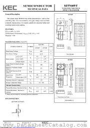 KF5N60F datasheet pdf Korea Electronics (KEC)
