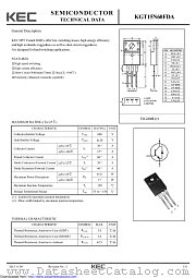 KGT15N60FDA datasheet pdf Korea Electronics (KEC)