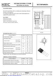 KGT40N60KDA datasheet pdf Korea Electronics (KEC)