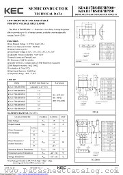 KIA1117BS25 datasheet pdf Korea Electronics (KEC)