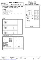 KIA7807APC datasheet pdf Korea Electronics (KEC)