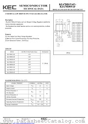 KIA78D18AF datasheet pdf Korea Electronics (KEC)