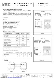KIC6971MF datasheet pdf Korea Electronics (KEC)