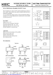 KIC7558T5 datasheet pdf Korea Electronics (KEC)