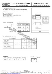 KRC151F datasheet pdf Korea Electronics (KEC)