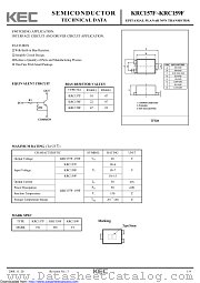 KRC158F datasheet pdf Korea Electronics (KEC)