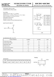 KRC284U datasheet pdf Korea Electronics (KEC)