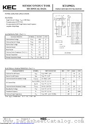 KTA1962A datasheet pdf Korea Electronics (KEC)