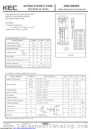 MJE13003HV datasheet pdf Korea Electronics (KEC)