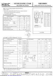 MJE13005D datasheet pdf Korea Electronics (KEC)