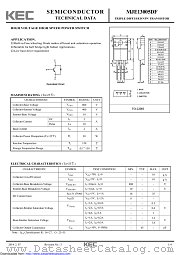 MJE13005DF datasheet pdf Korea Electronics (KEC)