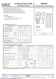 MJE5555 datasheet pdf Korea Electronics (KEC)