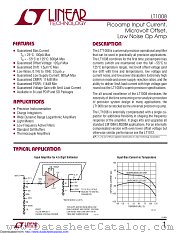 LT1008S8#TRPBF datasheet pdf Linear Technology
