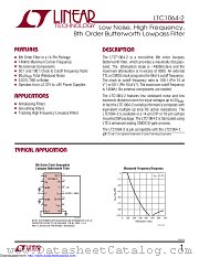 LTC1064-2CSW datasheet pdf Linear Technology