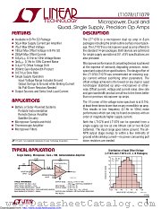 LT1079SW#TRPBF datasheet pdf Linear Technology