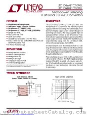 LTC1098LCS8#TRPBF datasheet pdf Linear Technology