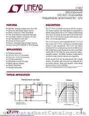 LT1107CS8-5#TR datasheet pdf Linear Technology
