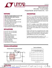 LT1111IS8 datasheet pdf Linear Technology