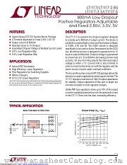 LT1117IST#PBF datasheet pdf Linear Technology