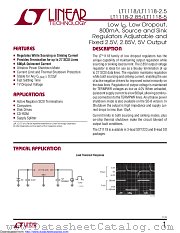 LT1118CS8-2.85#TR datasheet pdf Linear Technology