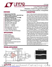 LT1168AIS8#PBF datasheet pdf Linear Technology