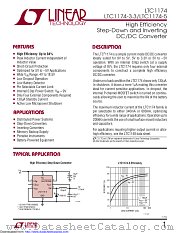 LTC1174HVCS8#TRPBF datasheet pdf Linear Technology