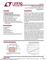 LT1175CS8-5#TRPBF datasheet pdf Linear Technology