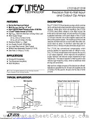 LT1218CS8#TRPBF datasheet pdf Linear Technology