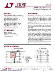 LT1370HVIR#TRPBF datasheet pdf Linear Technology