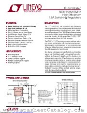 LT1372HVIS8#TR datasheet pdf Linear Technology