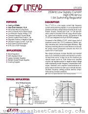 LT1373HVIS8#PBF datasheet pdf Linear Technology