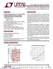 LTC1441IN8#PBF datasheet pdf Linear Technology