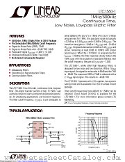 LTC1560-1CS8#TR datasheet pdf Linear Technology