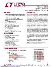 LTC1564CG#TRPBF datasheet pdf Linear Technology