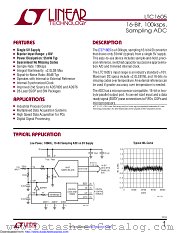 LTC1605ACG#TRPBF datasheet pdf Linear Technology