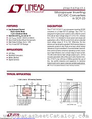 LT1617ES5-1#TR datasheet pdf Linear Technology