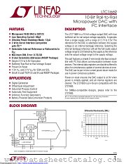 LTC1669-8CMS8#TR datasheet pdf Linear Technology