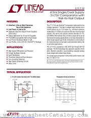 LT1719CS6#PBF datasheet pdf Linear Technology