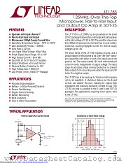 LT1783HS6 datasheet pdf Linear Technology