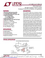 LT1789 datasheet pdf Linear Technology