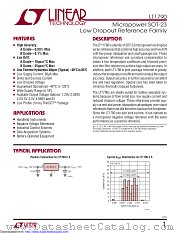 LT1790ACS6-1.25#TRMPBF datasheet pdf Linear Technology