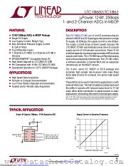 LTC1860CS8#PBF datasheet pdf Linear Technology