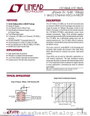 LTC1864LACMS8#TRPBF datasheet pdf Linear Technology
